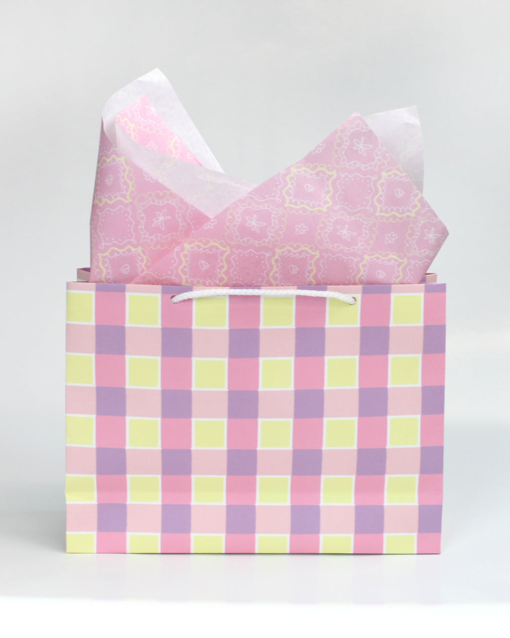 Gingham Bag Large