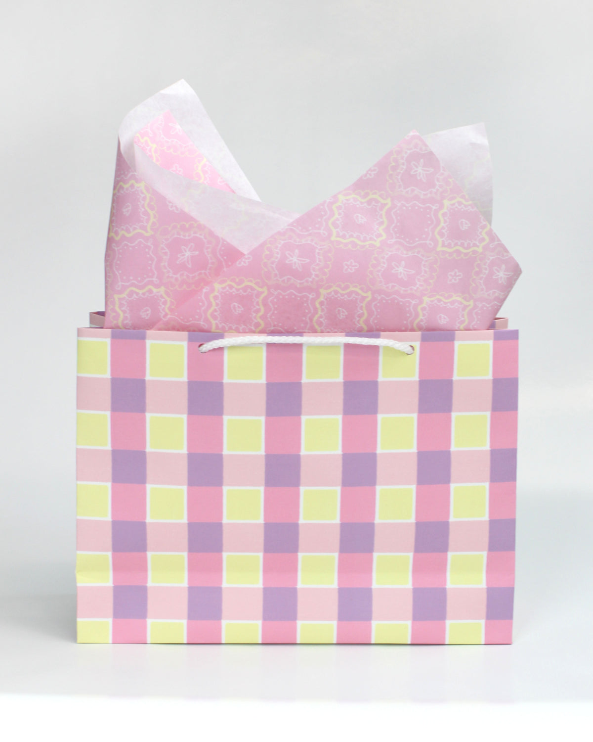 Gingham Bag Large