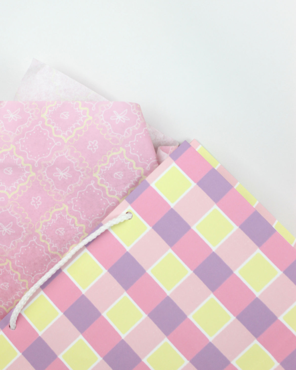 Gingham Bag Large