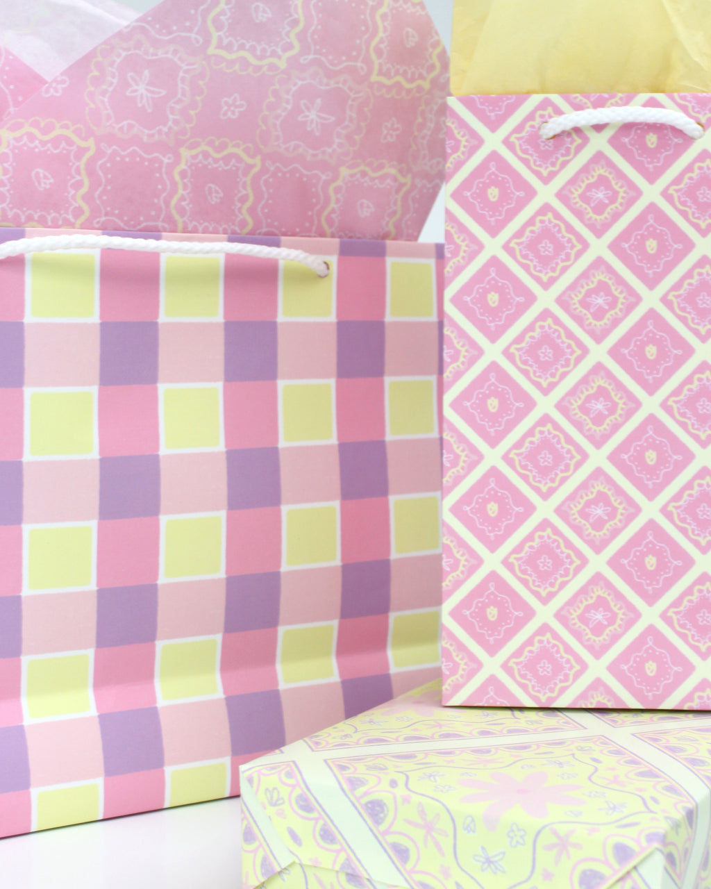 Gingham Bag Large